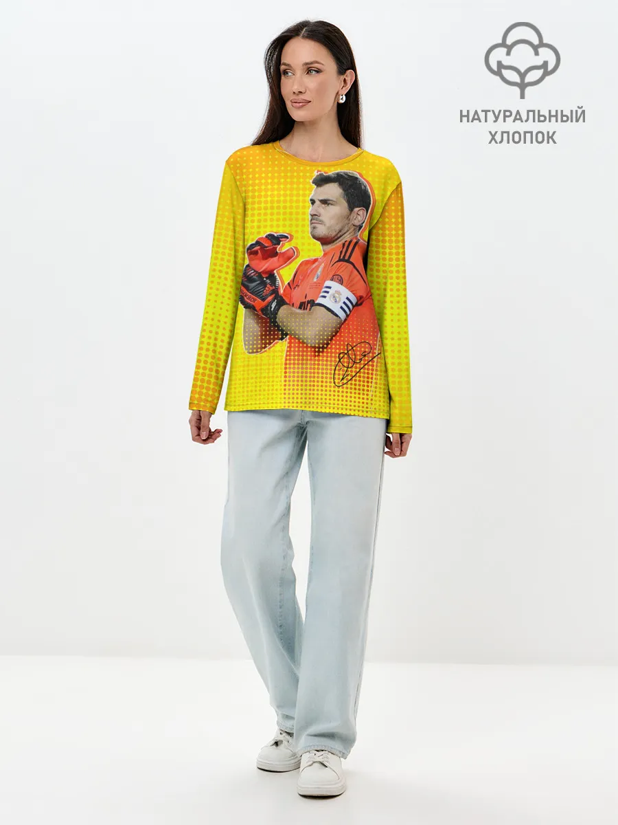 Лонгслив женский. Хлопок / Iker Casillas