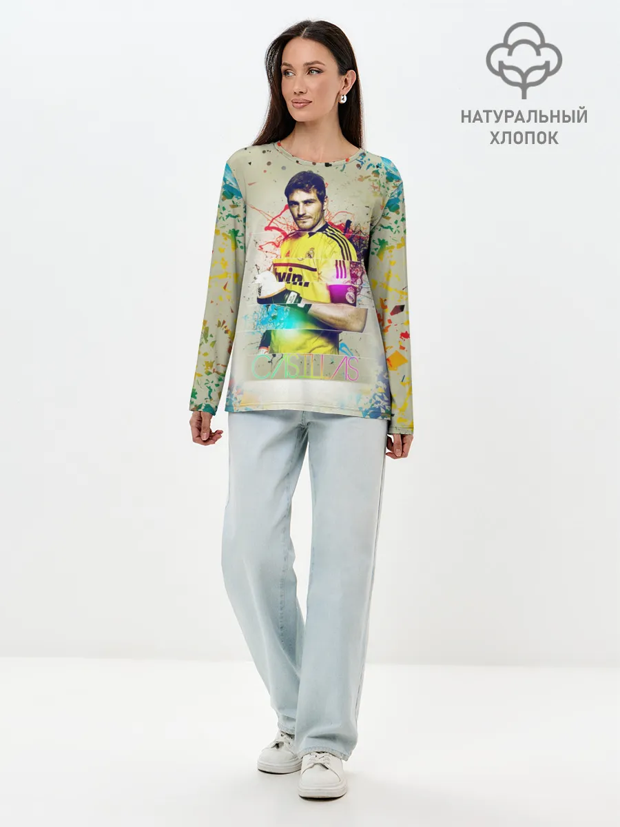 Лонгслив женский. Хлопок / Iker Casillas