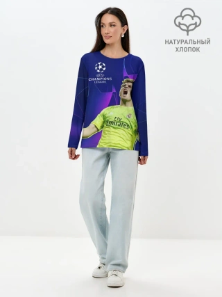 Лонгслив женский. Хлопок / Iker Casillas