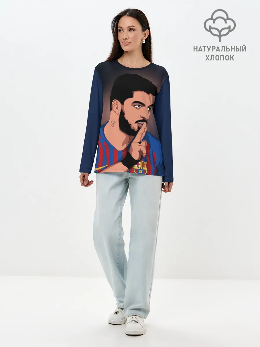 Лонгслив женский. Хлопок / Луис Альберто Суарес