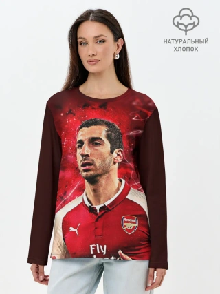 Лонгслив женский. Хлопок / Генрих Мхитарян