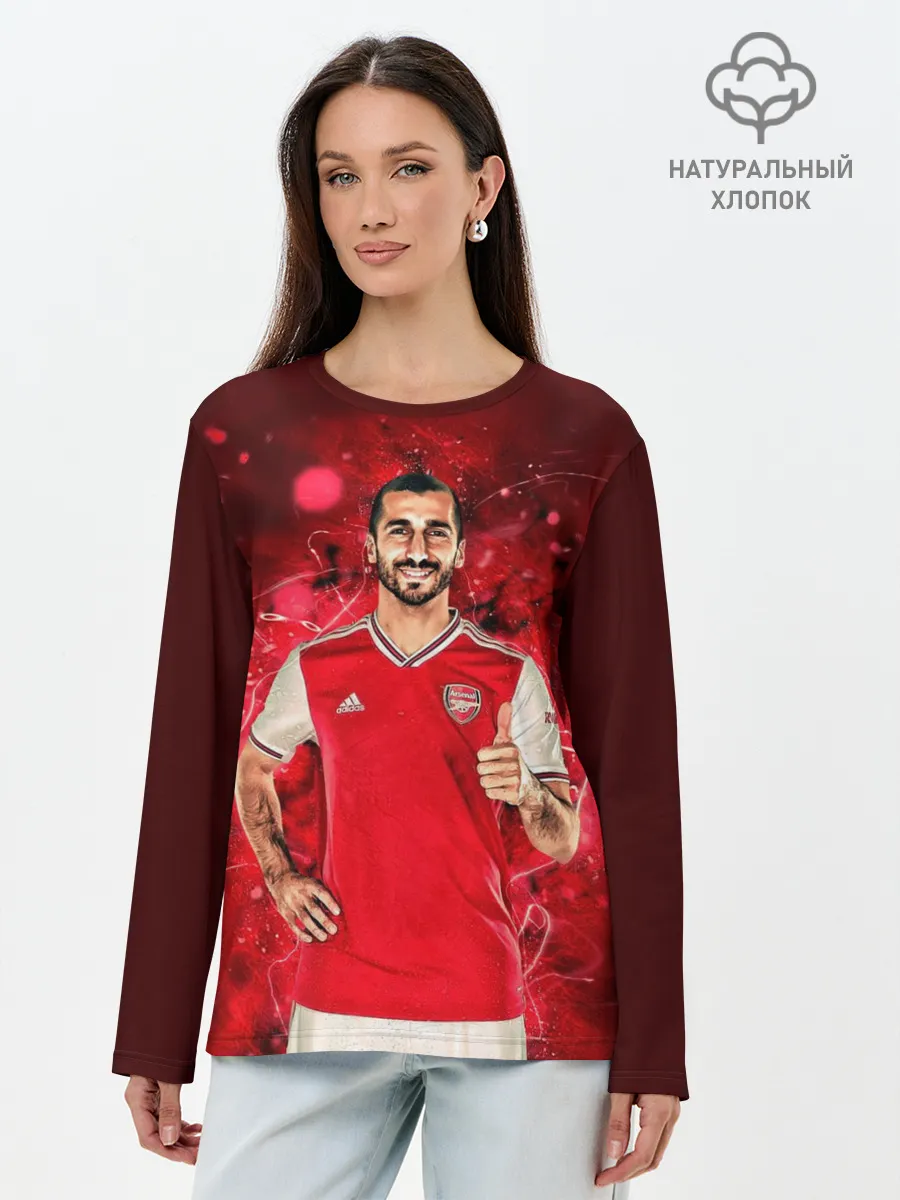 Лонгслив женский. Хлопок / Генрих Футбол