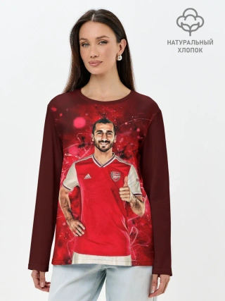 Лонгслив женский. Хлопок / Генрих Футбол