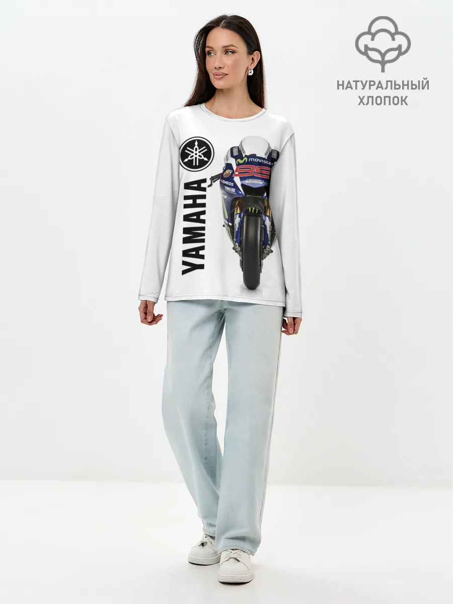 Лонгслив женский. Хлопок / YAMAHA [002]