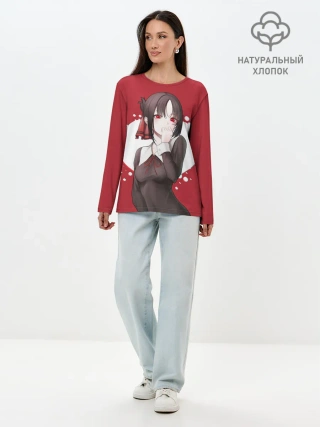 Лонгслив женский. Хлопок / Kaguya Love