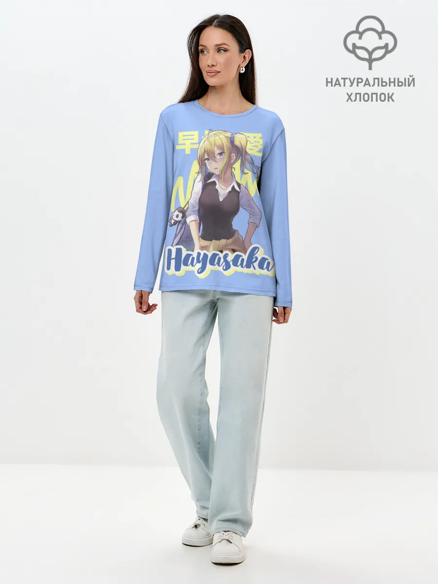 Лонгслив женский. Хлопок / Hayasaka
