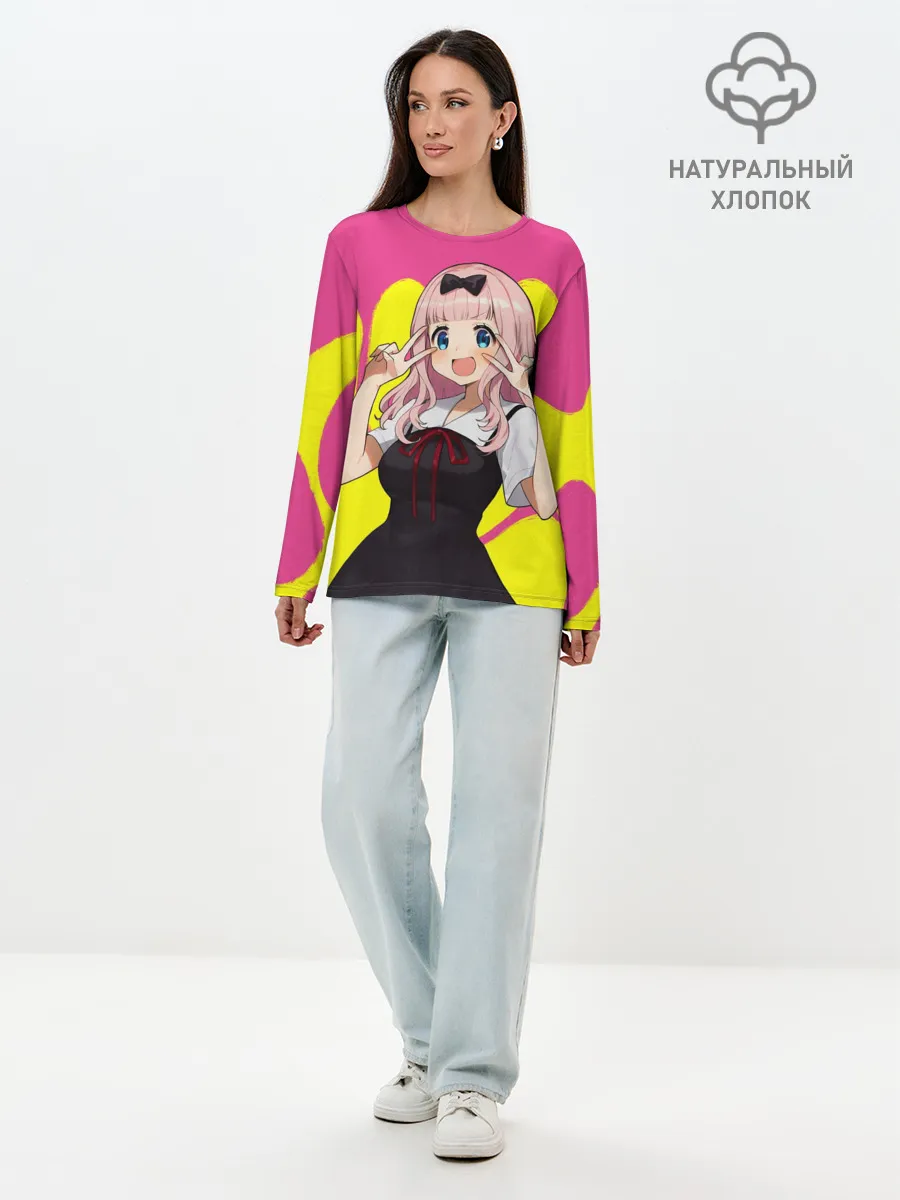 Лонгслив женский. Хлопок / Chika