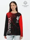 Лонгслив женский. Хлопок / LIVERPOOL / ЛИВЕРПУЛЬ / СПОРТ