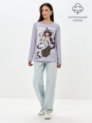 Лонгслив женский. Хлопок / Pantherian