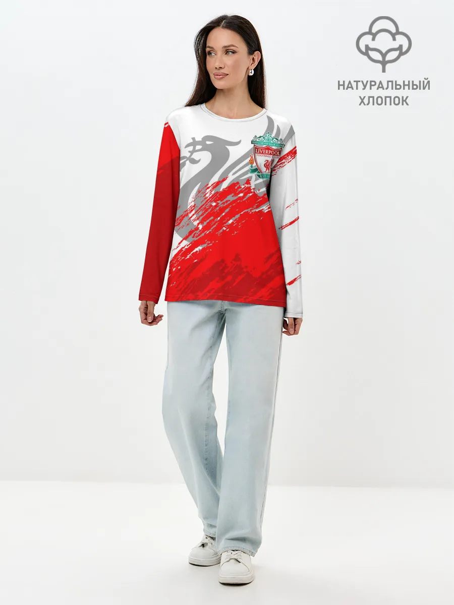 Лонгслив женский. Хлопок / LIVERPOOL / ЛИВЕРПУЛЬ