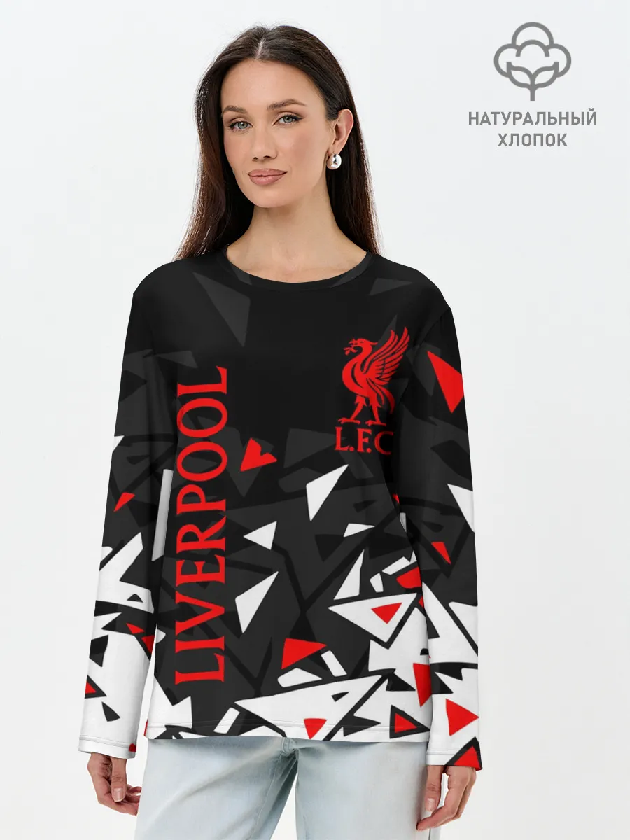 Лонгслив женский. Хлопок / LIVERPOOL / ЛИВЕРПУЛЬ