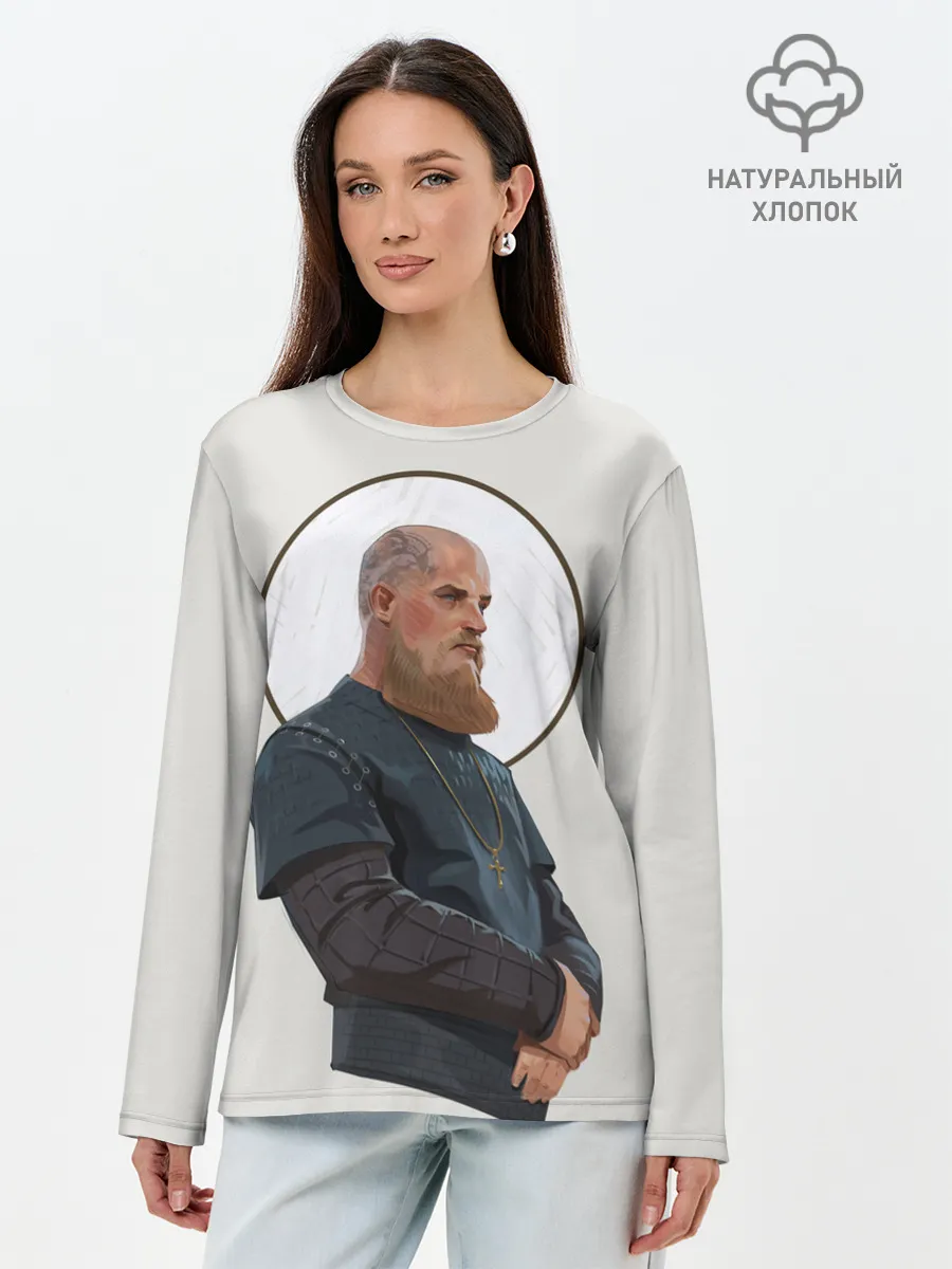 Лонгслив женский. Хлопок / Ragnarr Saint