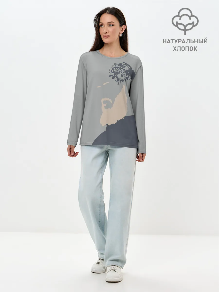 Лонгслив женский. Хлопок / Рагнар Лодброк