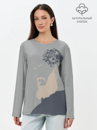 Лонгслив женский. Хлопок / Рагнар Лодброк