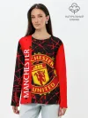 Лонгслив женский. Хлопок / МАНЧЕСТЕР / MANCHESTER UNITED