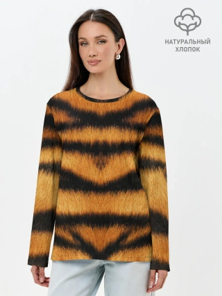 Лонгслив женский. Хлопок / Tiger Wool