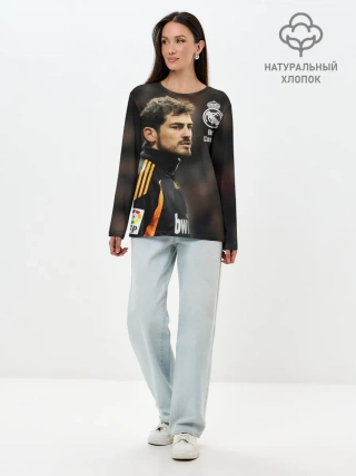 Лонгслив женский. Хлопок / Икер Касильяс