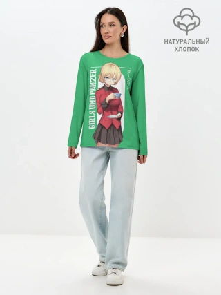 Лонгслив женский. Хлопок / Darjeeling