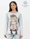 Лонгслив женский. Хлопок / Girls und Panzer
