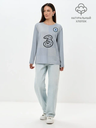 Лонгслив женский. Хлопок / FC Chelsea | Goalkeeper Stadium