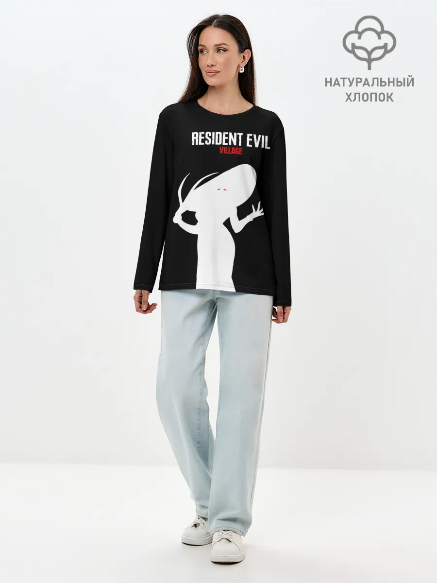 Лонгслив женский. Хлопок / RESIDENT EVIL: VILLAGE