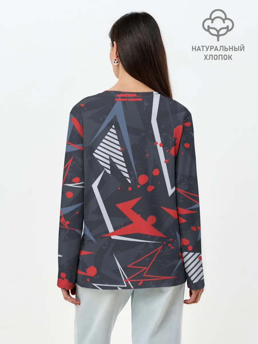 Лонгслив женский. Хлопок / ФУТБОЛ