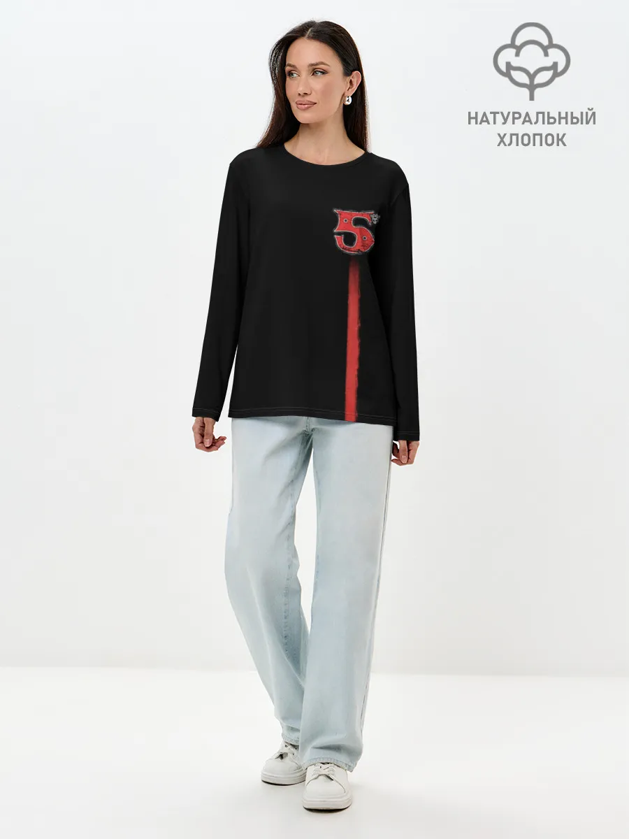 Лонгслив женский. Хлопок / 5FDP Rit Crew
