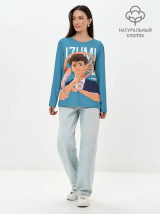 Лонгслив женский. Хлопок / Izumi and Migi