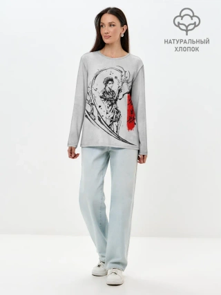 Лонгслив женский. Хлопок / Kiseijuu