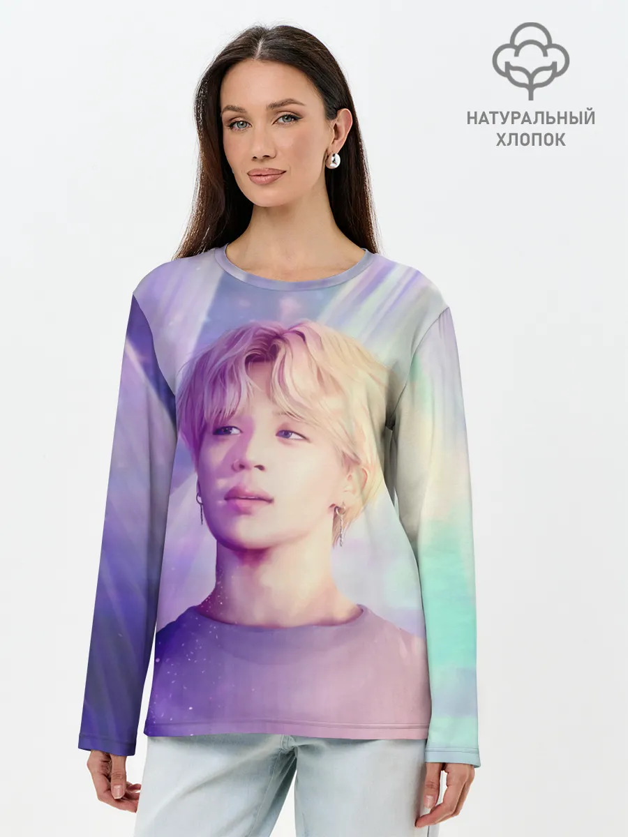 Лонгслив женский. Хлопок / Kim Seok Jin Art