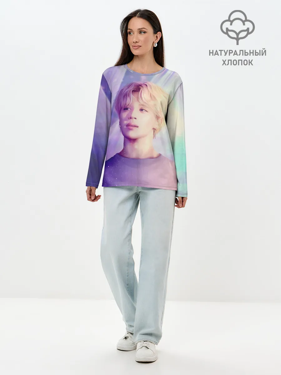 Лонгслив женский. Хлопок / Kim Seok Jin Art