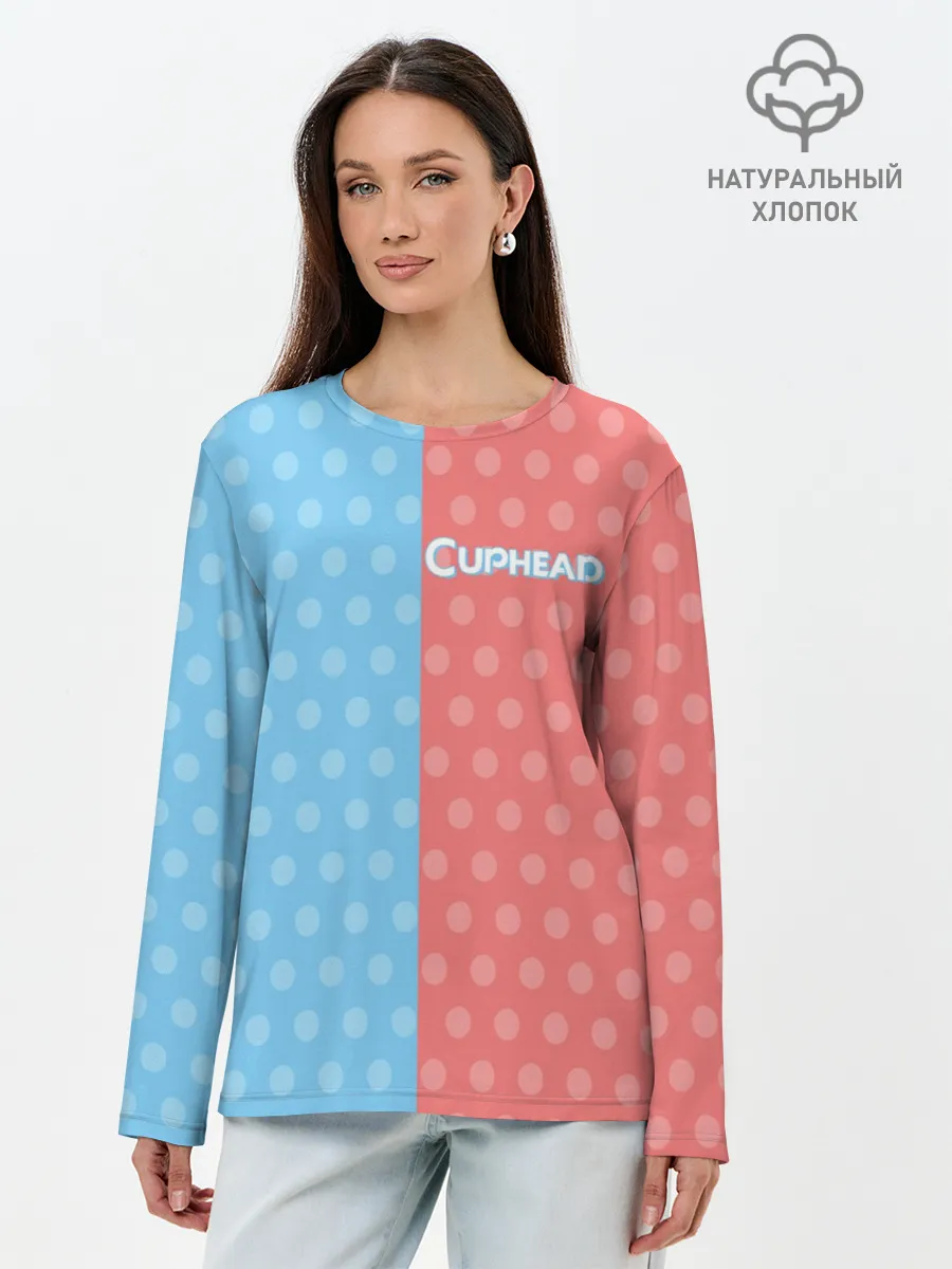 Лонгслив женский. Хлопок / Title CAPHEAD