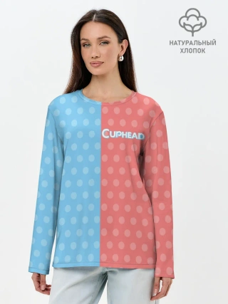 Лонгслив женский. Хлопок / Title CAPHEAD