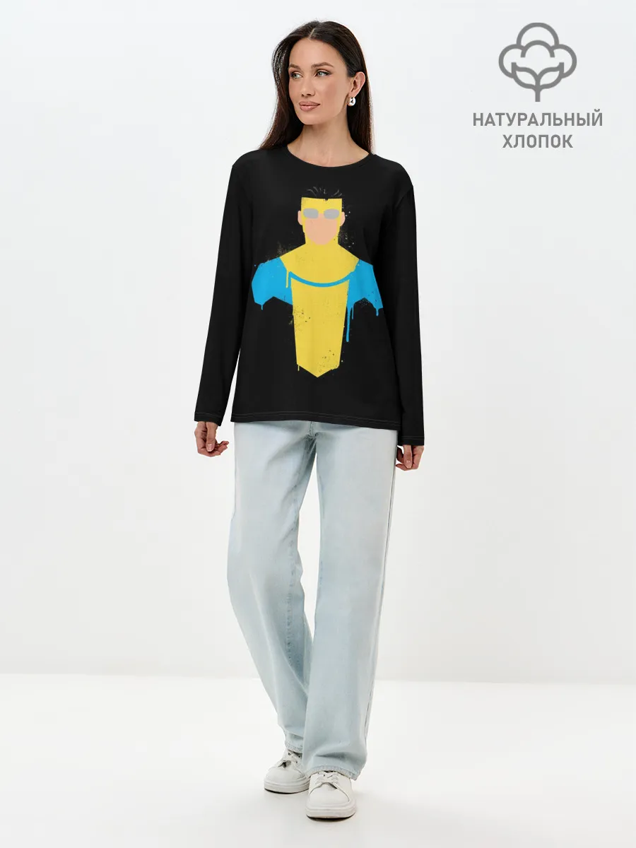 Лонгслив женский. Хлопок / Неуязвимый | Марк Грейсон