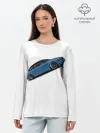 Лонгслив женский. Хлопок / СиняЯ МашиНа