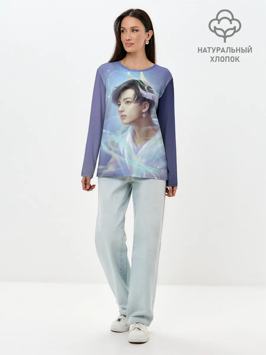 Лонгслив женский. Хлопок / Jeon BTS