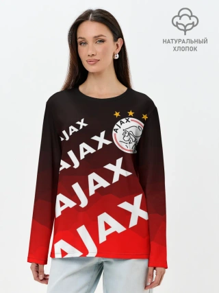 Лонгслив женский. Хлопок / FC AJAX AMSTERDAM / ФК АЯКС