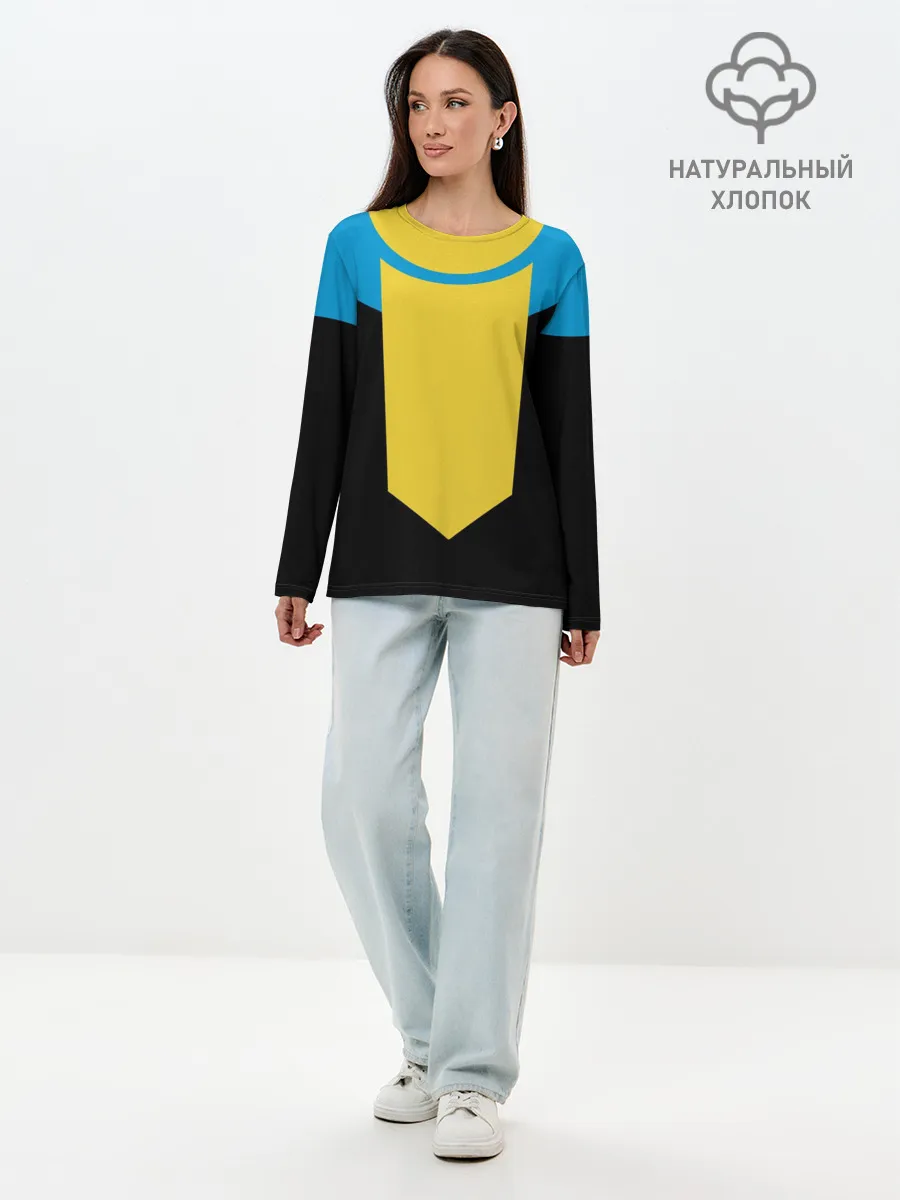 Лонгслив женский. Хлопок / Костюм Неуязвимого