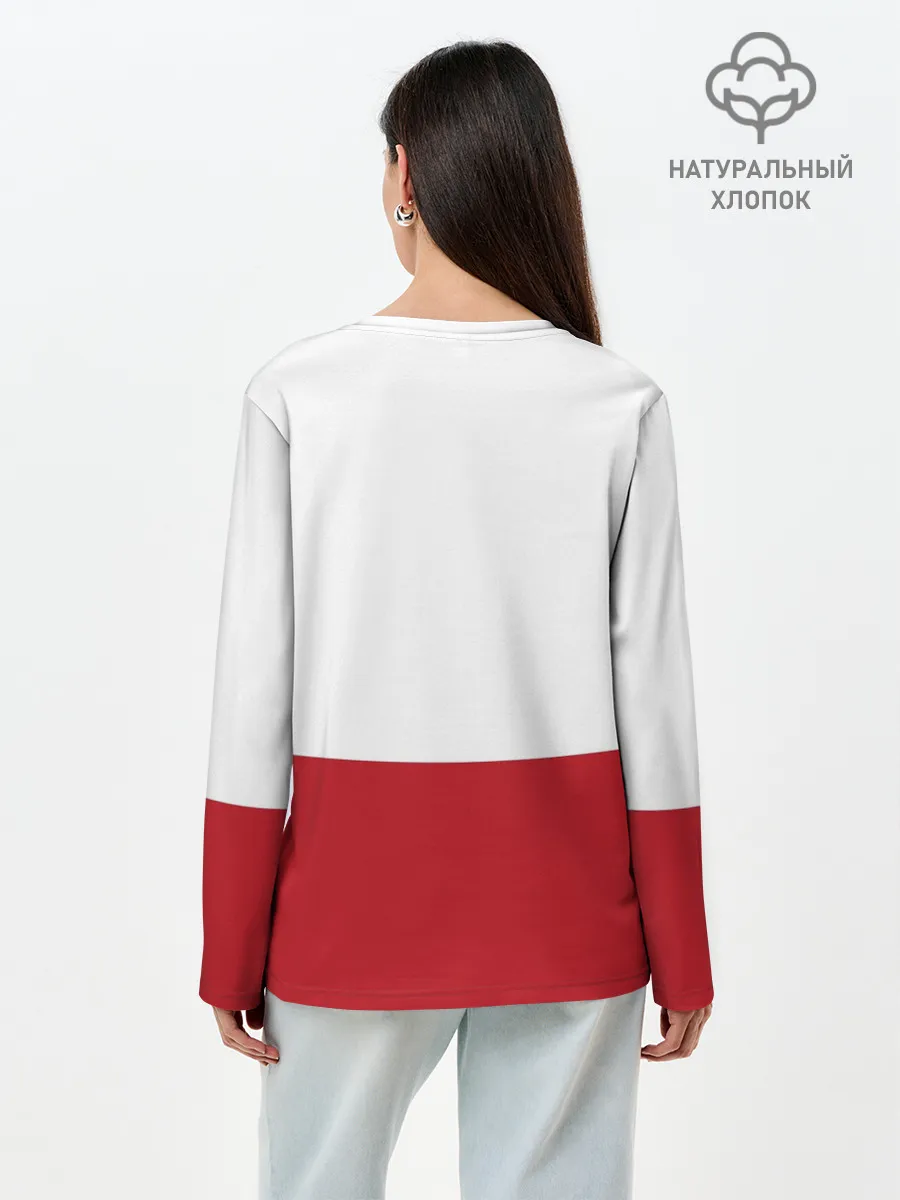 Лонгслив женский. Хлопок / Yoko Littner