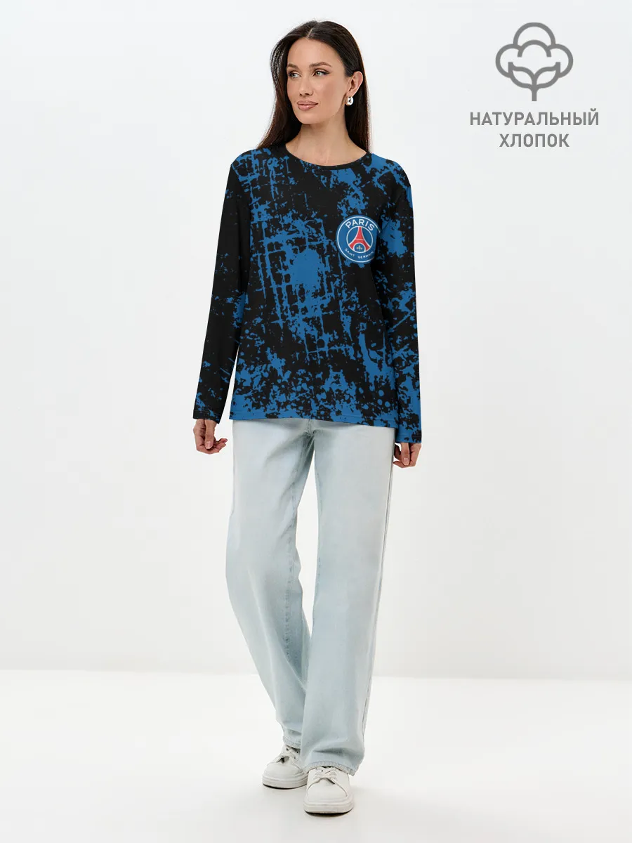 Лонгслив женский. Хлопок / Пари Сен-Жермен | Paris Saint-German