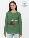 Лонгслив женский. Хлопок / Pepe skin