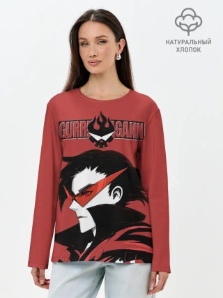 Лонгслив женский. Хлопок / Гуррен Лаганн