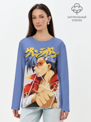 Лонгслив женский. Хлопок / Kamina