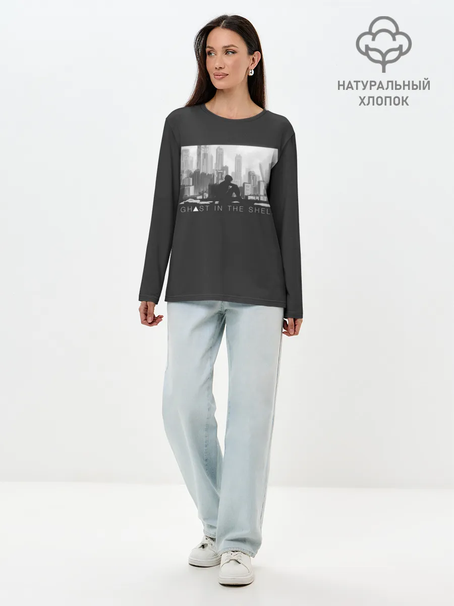 Лонгслив женский. Хлопок / Kusanagi