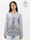Лонгслив женский. Хлопок / Ghost in the Eva