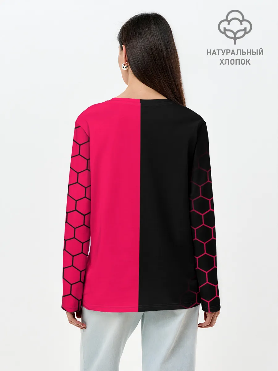 Лонгслив женский. Хлопок / REAL MADRID / РЕАЛ МАДРИД