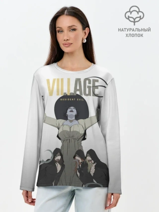 Лонгслив женский. Хлопок / Дочери леди Димитреску