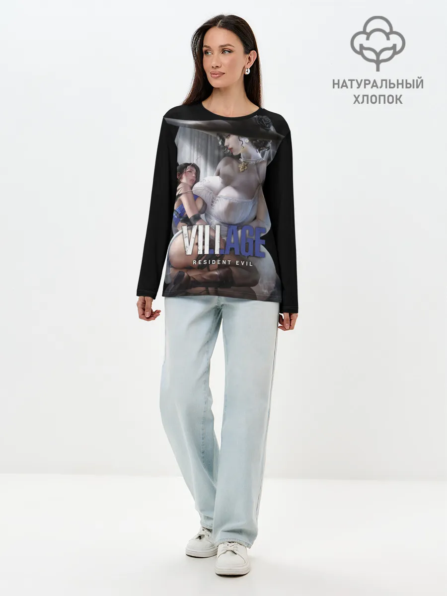 Лонгслив женский. Хлопок / Димитреску с дочерью