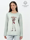 Лонгслив женский. Хлопок / Нилетто | Любимка