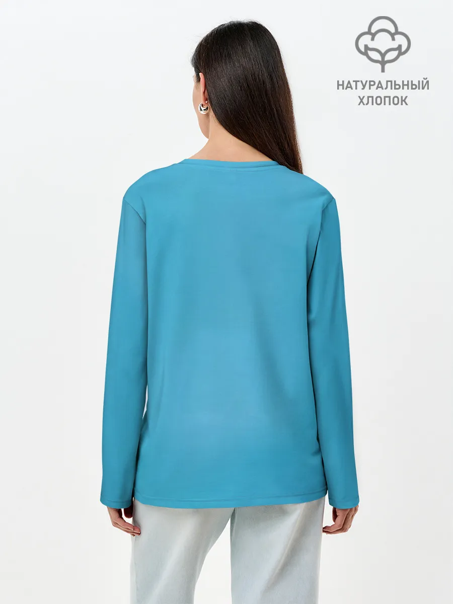 Лонгслив женский. Хлопок / Легендарный ёж